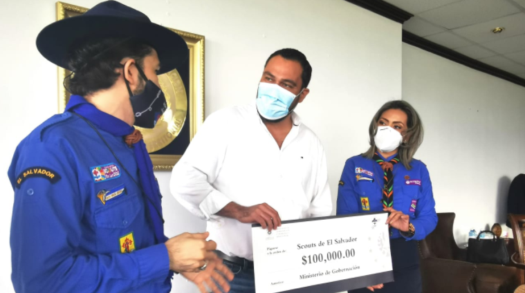 Ministerio de Gobernación entrega incentivo económico en apoyo a labor de Scouts El Salvador ministerio-de-gobernacion-entrega-incentivo-economico-en-apoyo-a-labor-de-scouts-el-salvador